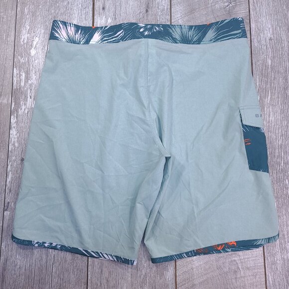 Oakley Board Shorts Mens 40 Atomic Blue Tomahawk Tailored Fit Swim Trunks - Picture 2 of 6
